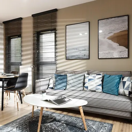 Apartment Modern Beige And Grey 3City Apartment In Gdynia By Noclegi Renters Gdynia