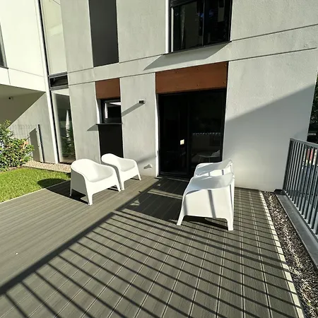 Apartment Modern Beige And Grey 3City Apartment In Gdynia By Noclegi Renters